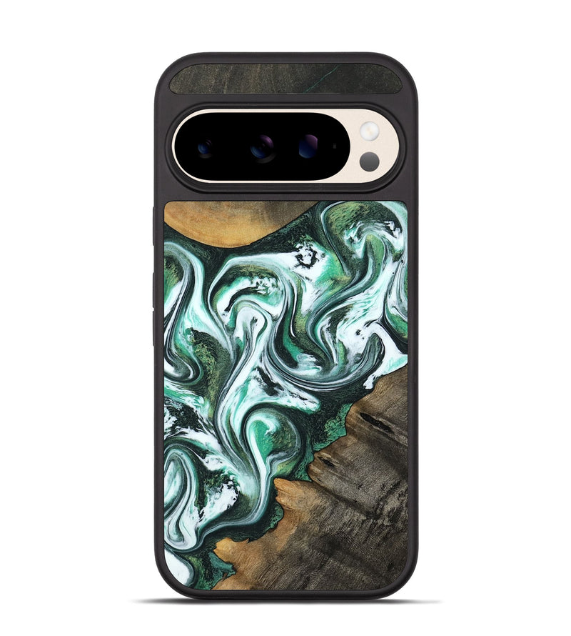 Pixel 10 Wood Phone Case - Philip (Green, 800094)