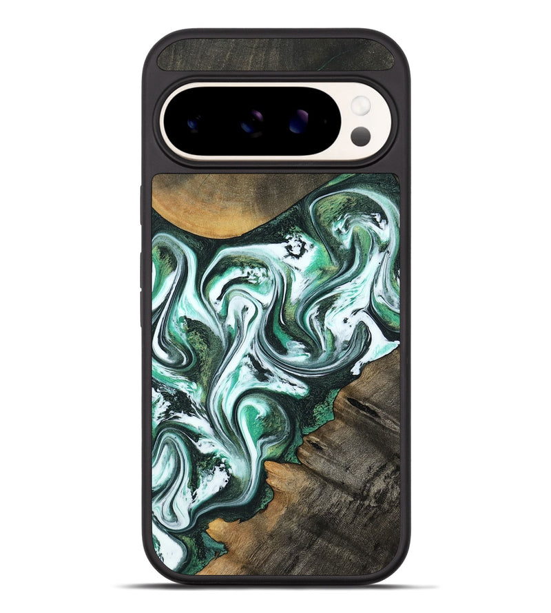 Pixel 9 Pro XL Wood Phone Case - Philip (Green, 800094)