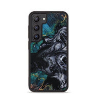 Galaxy S23 Wood Phone Case - Agatha (Black & White, 800095)