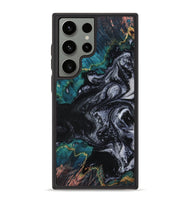 Galaxy S23 Ultra Wood Phone Case - Agatha (Black & White, 800095)