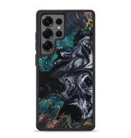 Galaxy S25 Ultra Wood Phone Case - Agatha (Black & White, 800095)