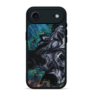 iPhone 17 Air Wood Phone Case - Agatha (Black & White, 800095)