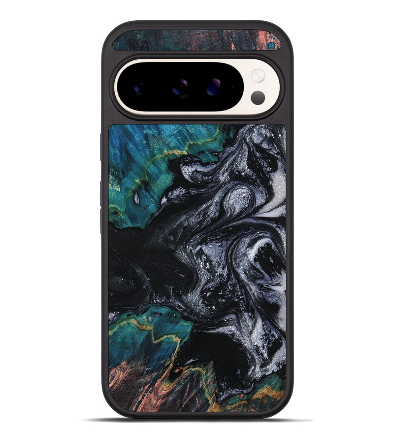 Pixel 10 Pro XL Wood Phone Case - Agatha (Black & White, 800095)