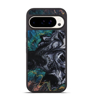 Pixel 9 Wood Phone Case - Agatha (Black & White, 800095)