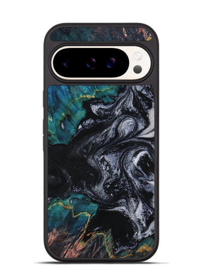 Pixel 9 Pro Wood Phone Case - Agatha (Black & White, 800095)