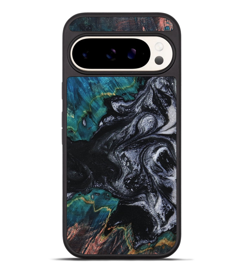 Pixel 9 Pro XL Wood Phone Case - Agatha (Black & White, 800095)