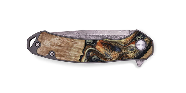 EDC Wood Pocket Knife - Odin (Black & White, 800096)