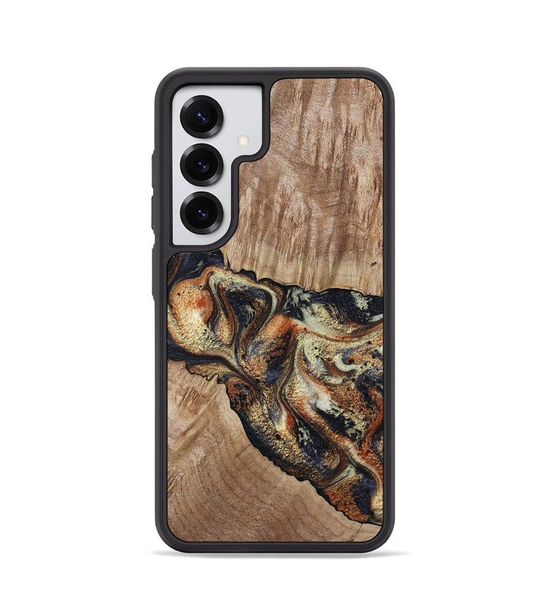 Galaxy S25 Wood Phone Case - Odin (Black & White, 800096)