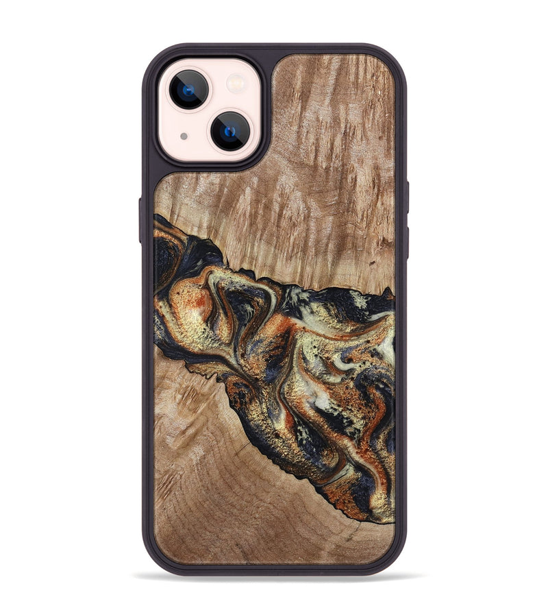 iPhone 14 Plus Wood Phone Case - Odin (Black & White, 800096)