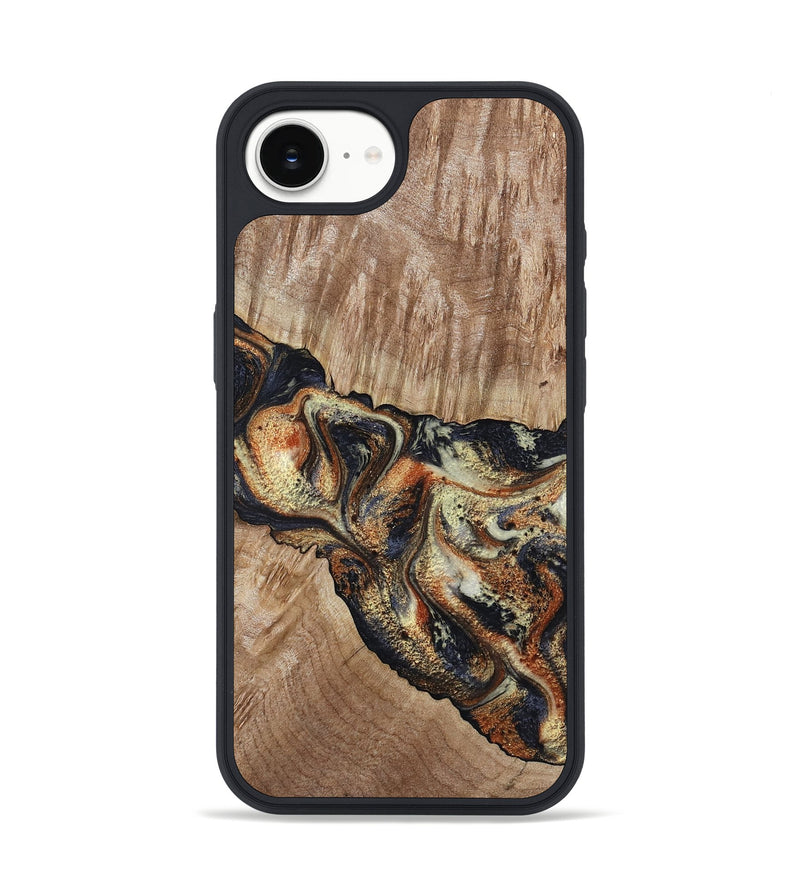 iPhone 16e Wood Phone Case - Odin (Black & White, 800096)