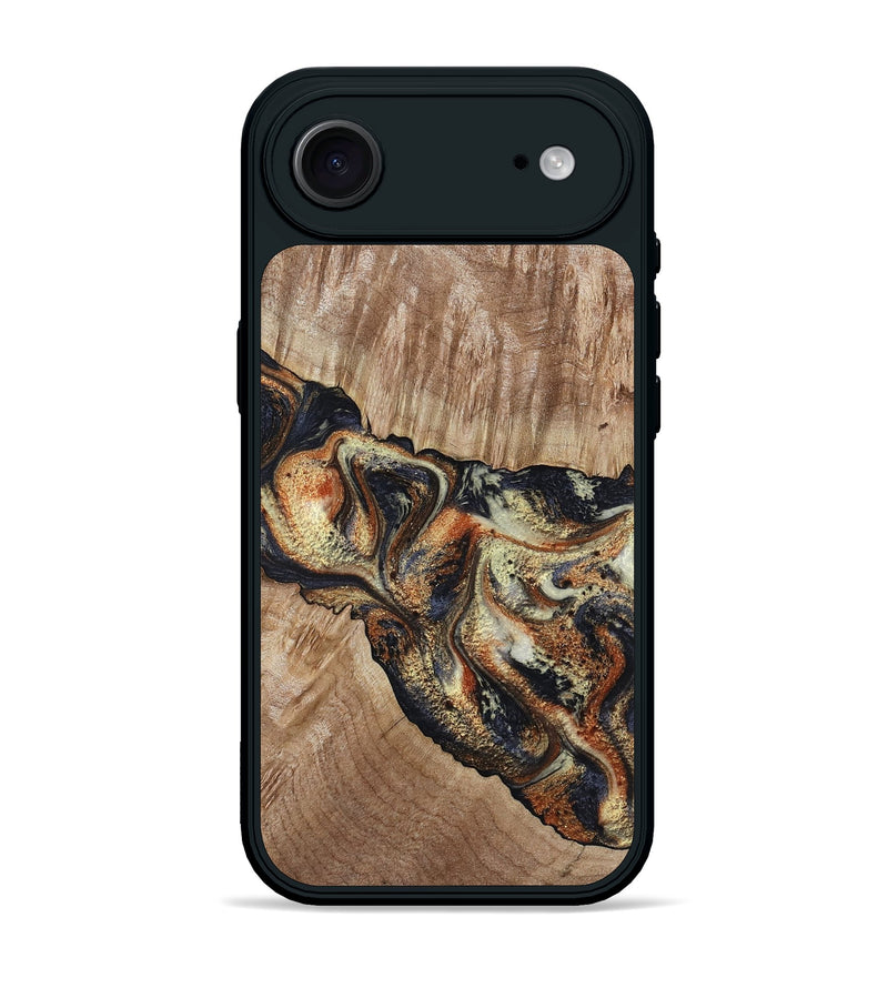 iPhone 17 Air Wood Phone Case - Odin (Black & White, 800096)