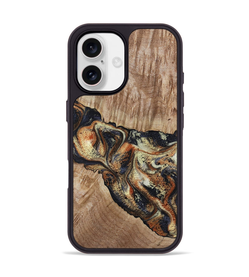 iPhone 17 Wood Phone Case - Odin (Black & White, 800096)