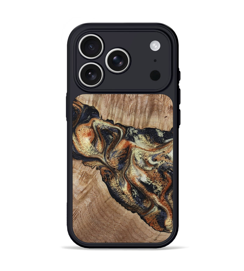 iPhone 17 Pro Wood Phone Case - Odin (Black & White, 800096)