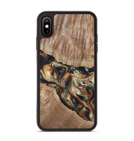 iPhone Xs Max Wood Phone Case - Odin (Black & White, 800096)