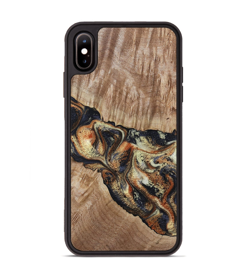 iPhone Xs Max Wood Phone Case - Odin (Black & White, 800096)