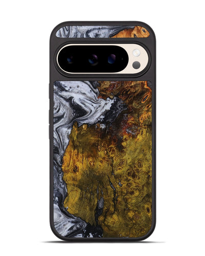 Pixel 10 Wood Phone Case - Paula (Black & White, 800097)