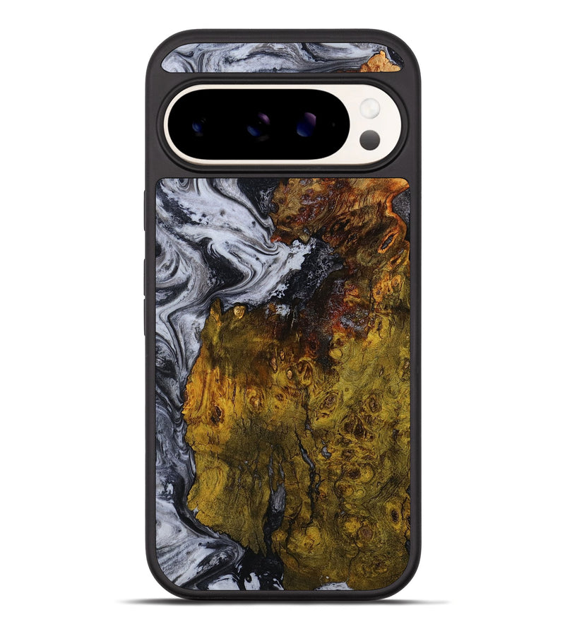 Pixel 10 Pro XL Wood Phone Case - Paula (Black & White, 800097)