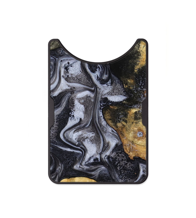 Alloy Wood Wallet - Tess (Black & White, 800099)