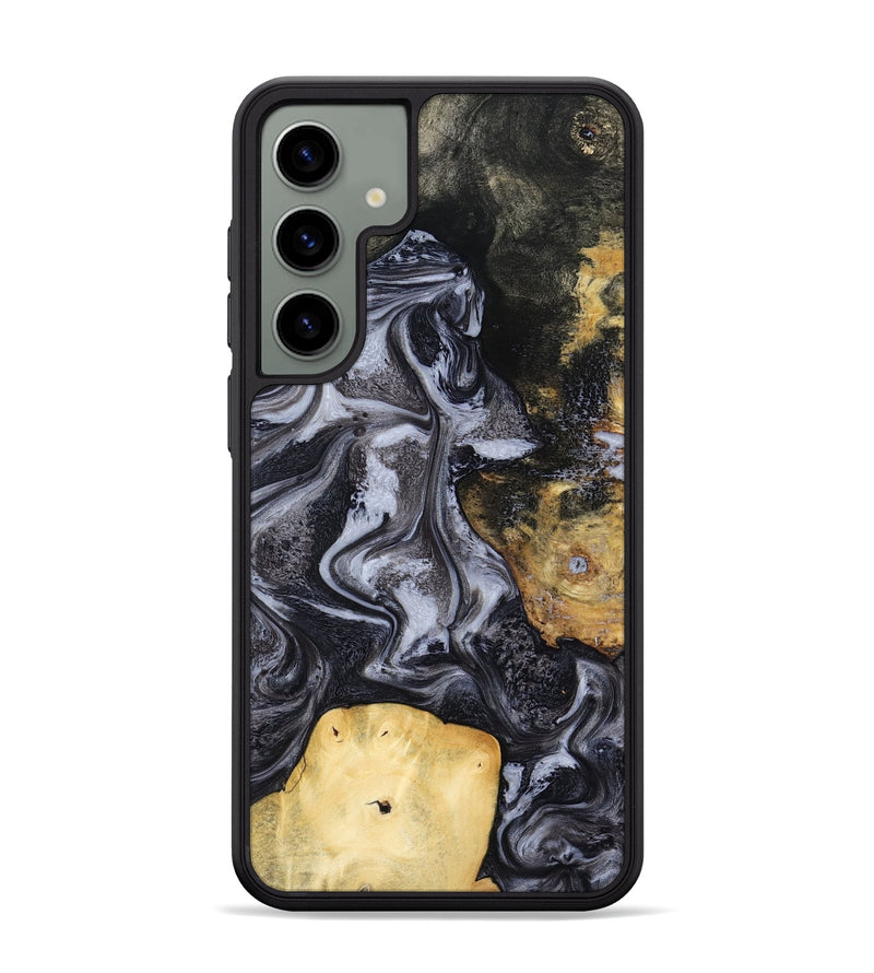 Galaxy S24 Plus Wood Phone Case - Tess (Black & White, 800099)