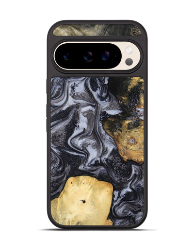 Pixel 10 Wood Phone Case - Tess (Black & White, 800099)