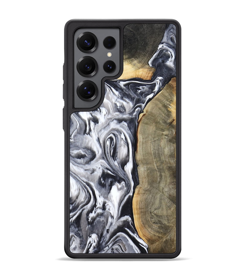 Galaxy S25 Ultra Wood Phone Case - Yandel (Black & White, 800101)