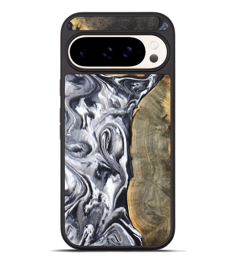 Pixel 9 Pro XL Wood Phone Case - Yandel (Black & White, 800101)
