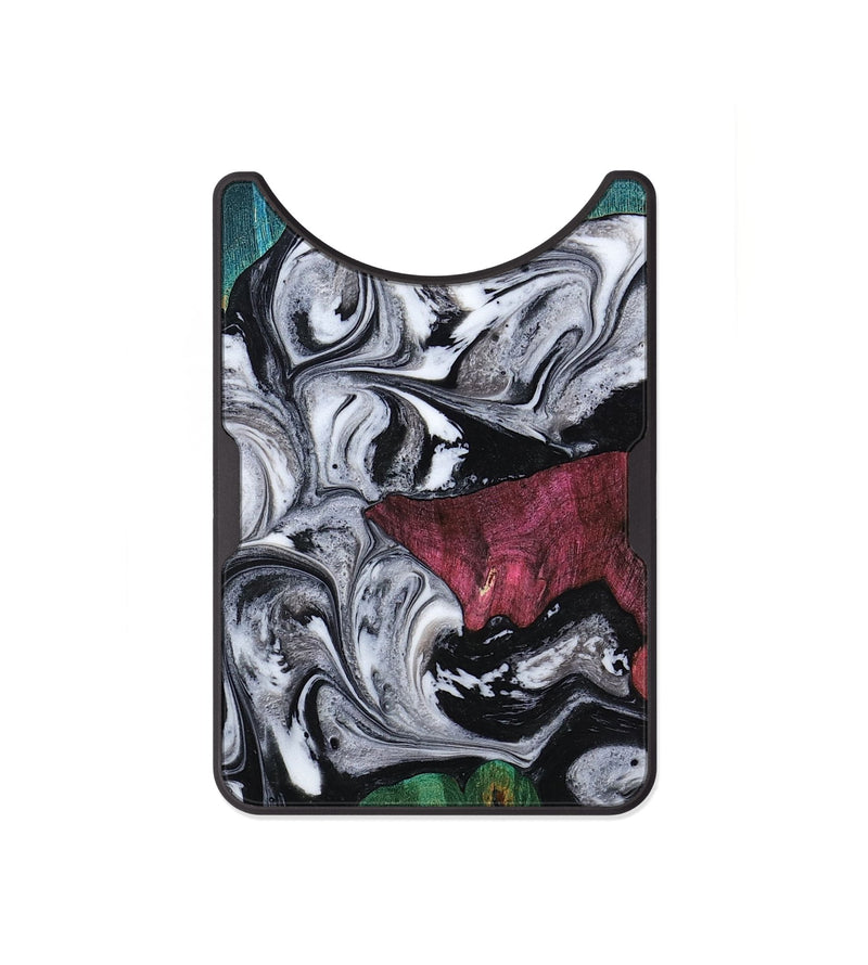 Alloy Wood Wallet - Rhodes (Black & White, 800102)