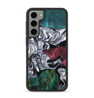 Galaxy S23 Plus Wood Phone Case - Rhodes (Black & White, 800102)