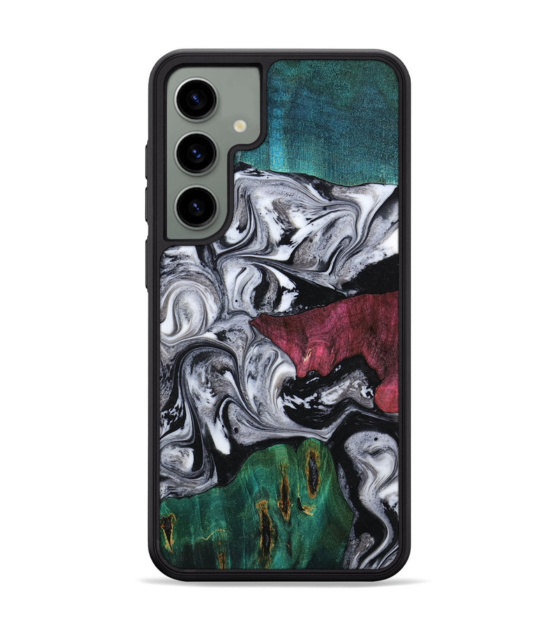 Galaxy S24 Plus Wood Phone Case - Rhodes (Black & White, 800102)