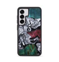 Galaxy S25 Wood Phone Case - Rhodes (Black & White, 800102)