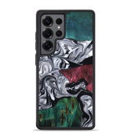 Galaxy S25 Ultra Wood Phone Case - Rhodes (Black & White, 800102)