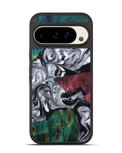 Pixel 10 Wood Phone Case - Rhodes (Black & White, 800102)