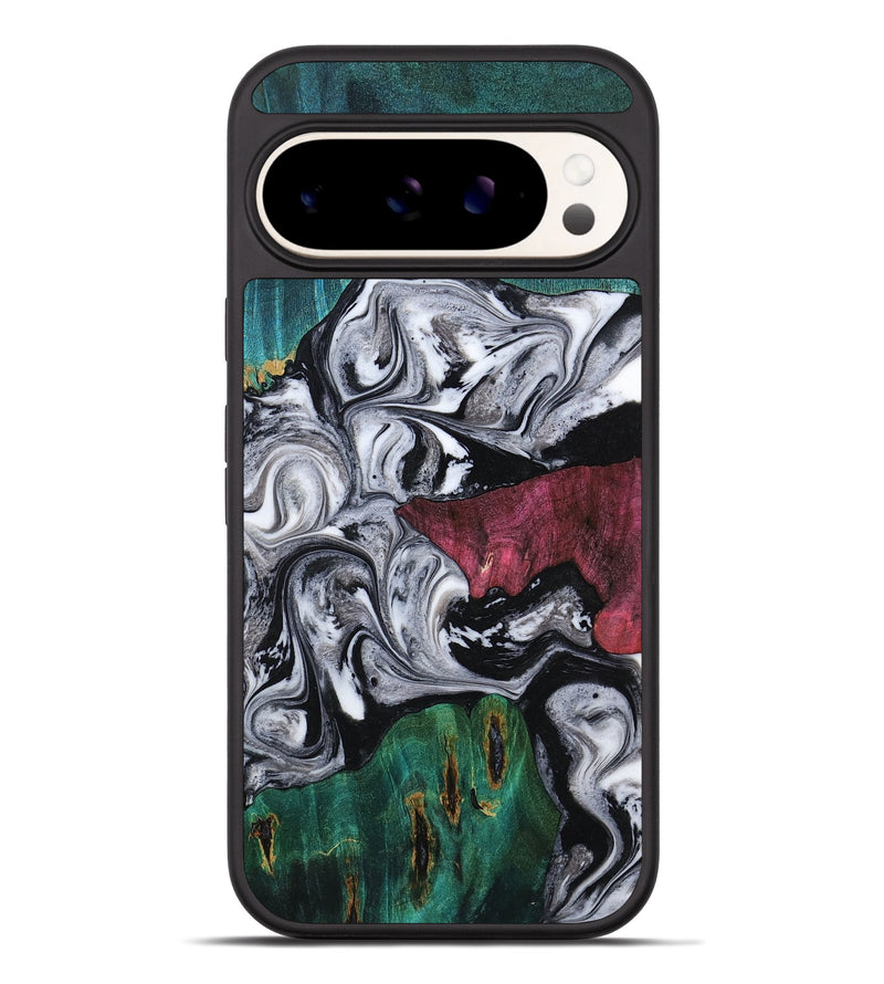 Pixel 9 Pro XL Wood Phone Case - Rhodes (Black & White, 800102)