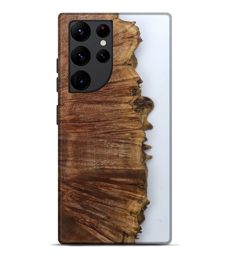 Galaxy S22 Ultra Wood Live Edge Phone Case - Darci (Clear, 800103)
