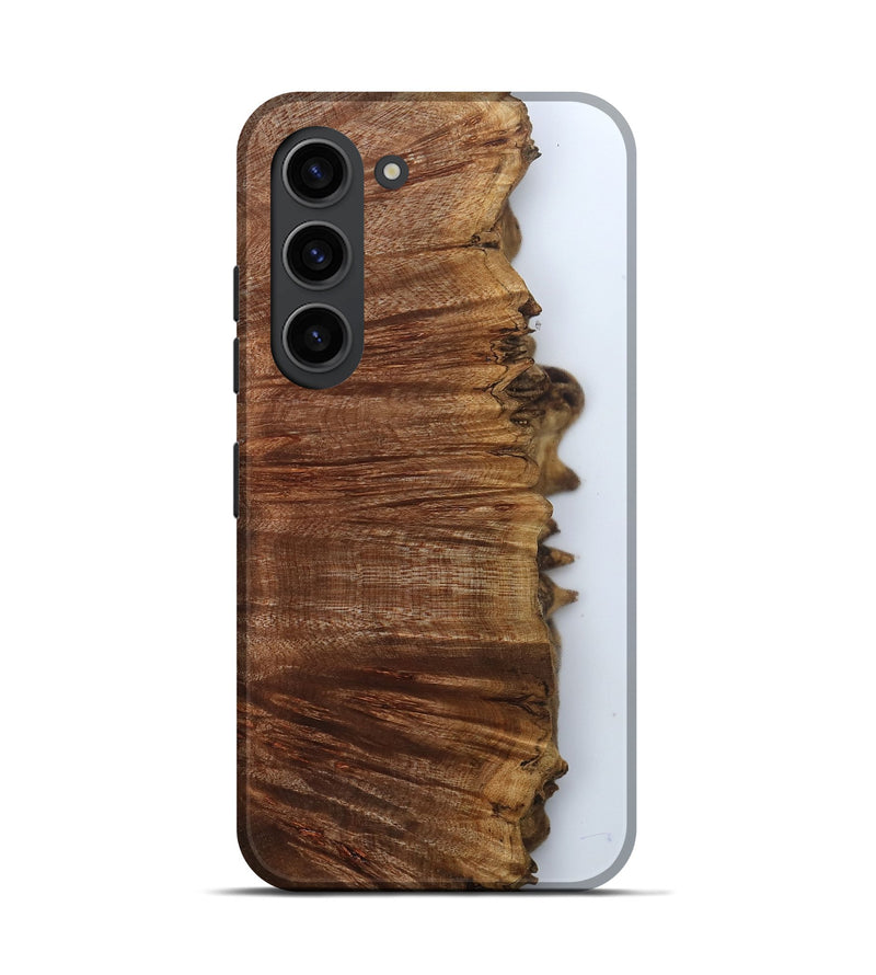 Galaxy S23 Wood Live Edge Phone Case - Darci (Clear, 800103)