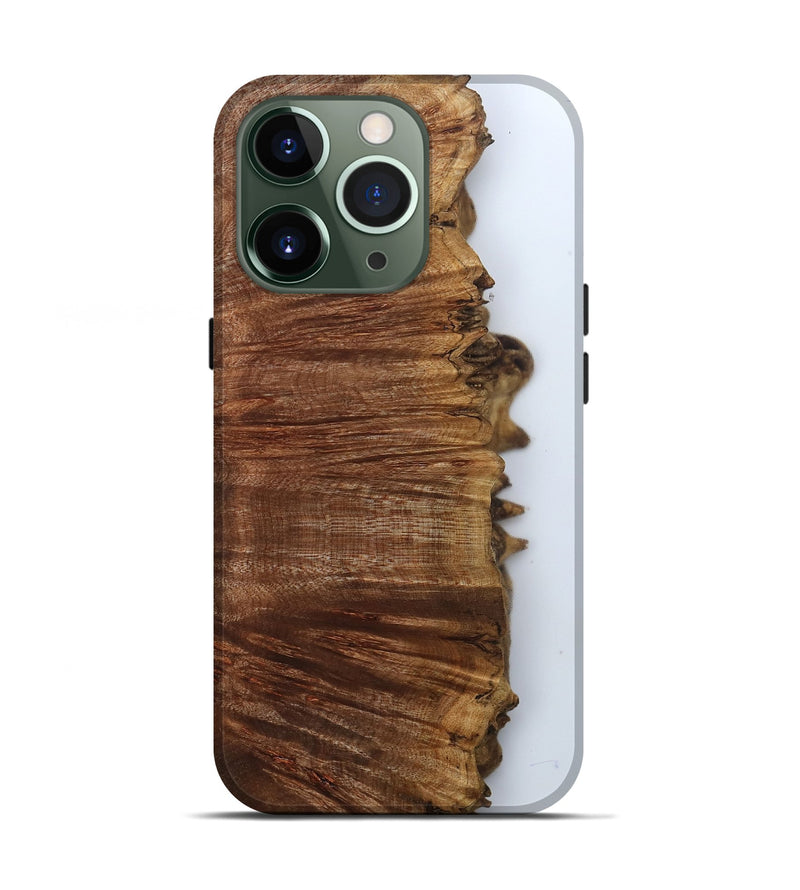 iPhone 13 Pro Wood Live Edge Phone Case - Darci (Clear, 800103)