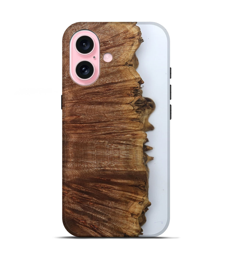 iPhone 17 Wood Live Edge Phone Case - Darci (Clear, 800103)