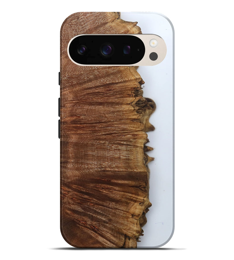 Pixel 10 Pro XL Wood Live Edge Phone Case - Darci (Clear, 800103)
