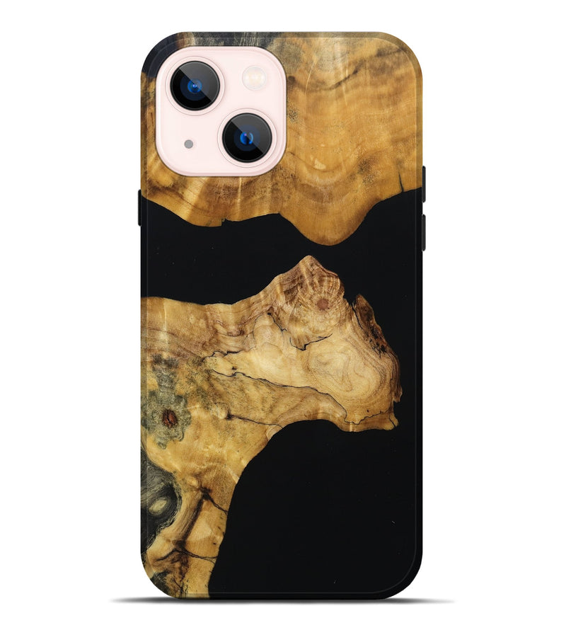 iPhone 14 Plus Wood Live Edge Phone Case - Jalyn (Wood Burl, 800104)