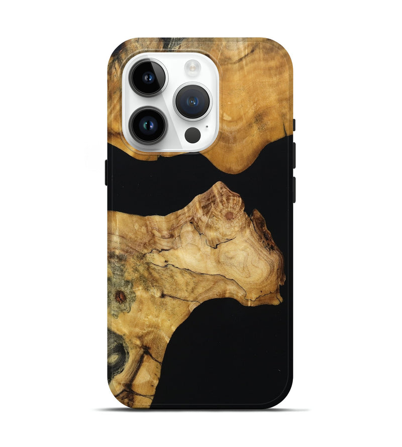 iPhone 15 Pro Wood Live Edge Phone Case - Jalyn (Wood Burl, 800104)