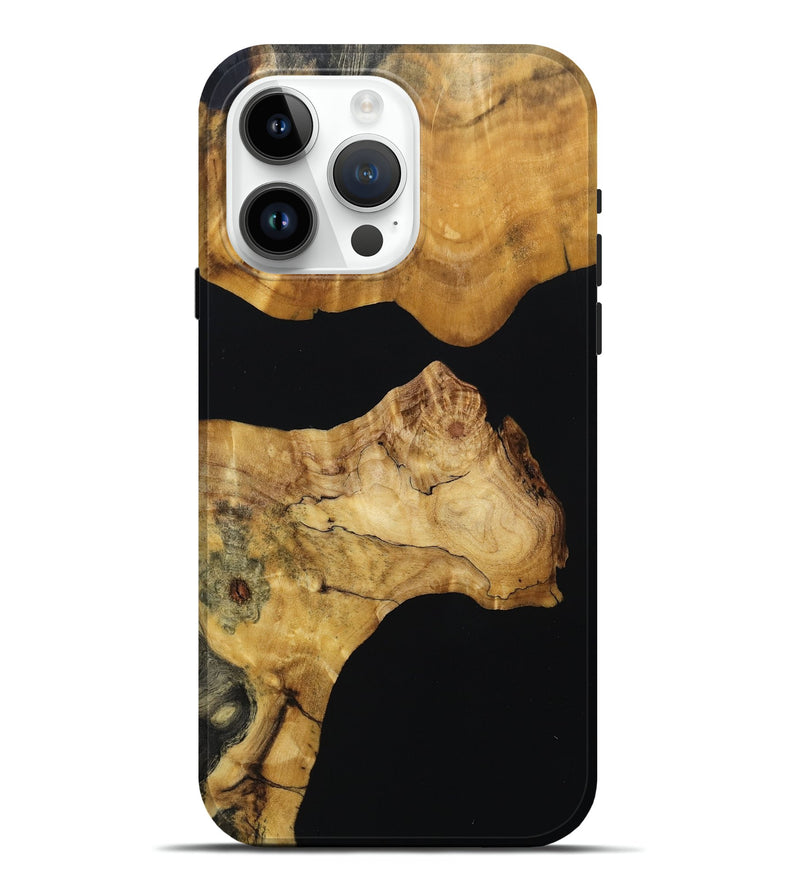 iPhone 15 Pro Max Wood Live Edge Phone Case - Jalyn (Wood Burl, 800104)