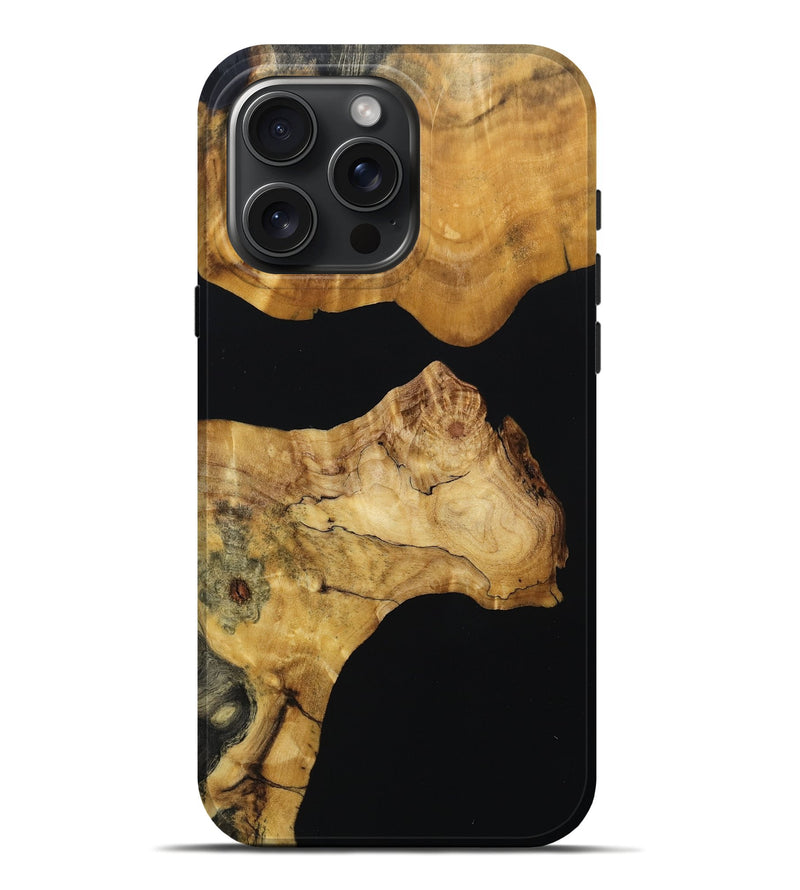 iPhone 16 Pro Max Wood Live Edge Phone Case - Jalyn (Wood Burl, 800104)