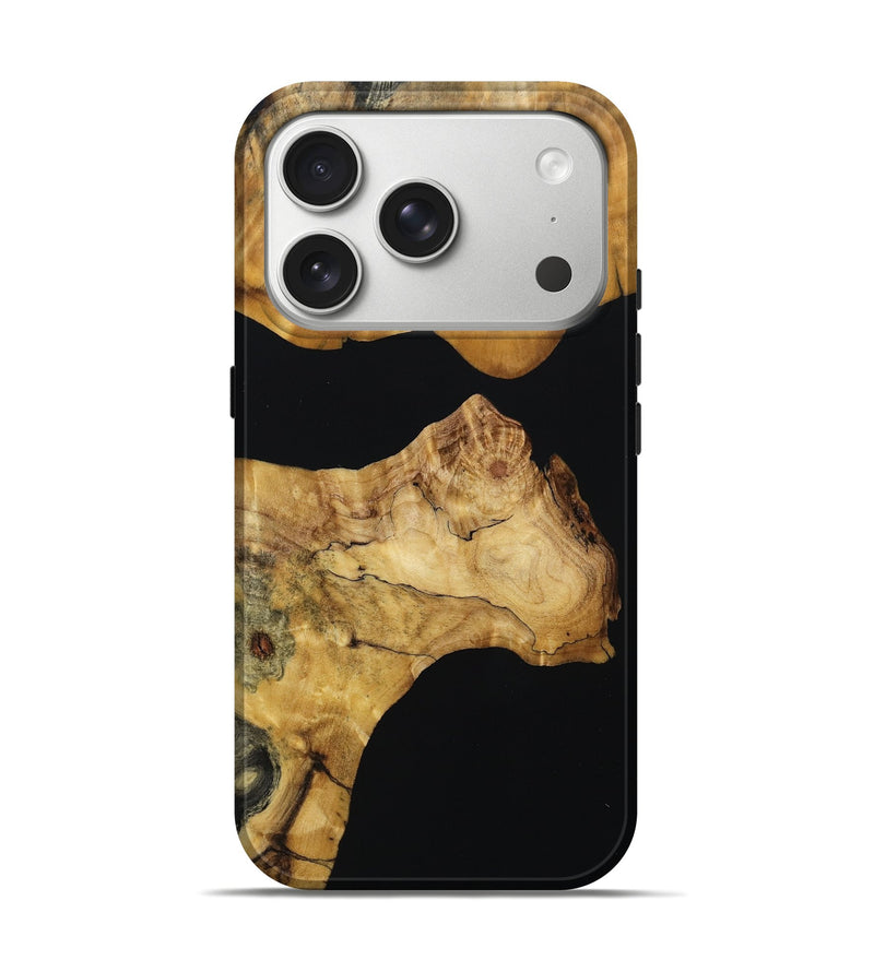 iPhone 17 Pro Wood Live Edge Phone Case - Jalyn (Wood Burl, 800104)