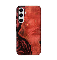Galaxy S25 Wood Live Edge Phone Case - Arrie (Red, 800105)