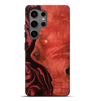 Galaxy S25 Ultra Wood Live Edge Phone Case - Arrie (Red, 800105)