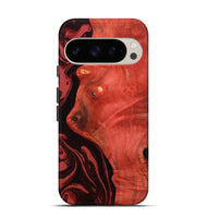 Pixel 10 Wood Live Edge Phone Case - Arrie (Red, 800105)