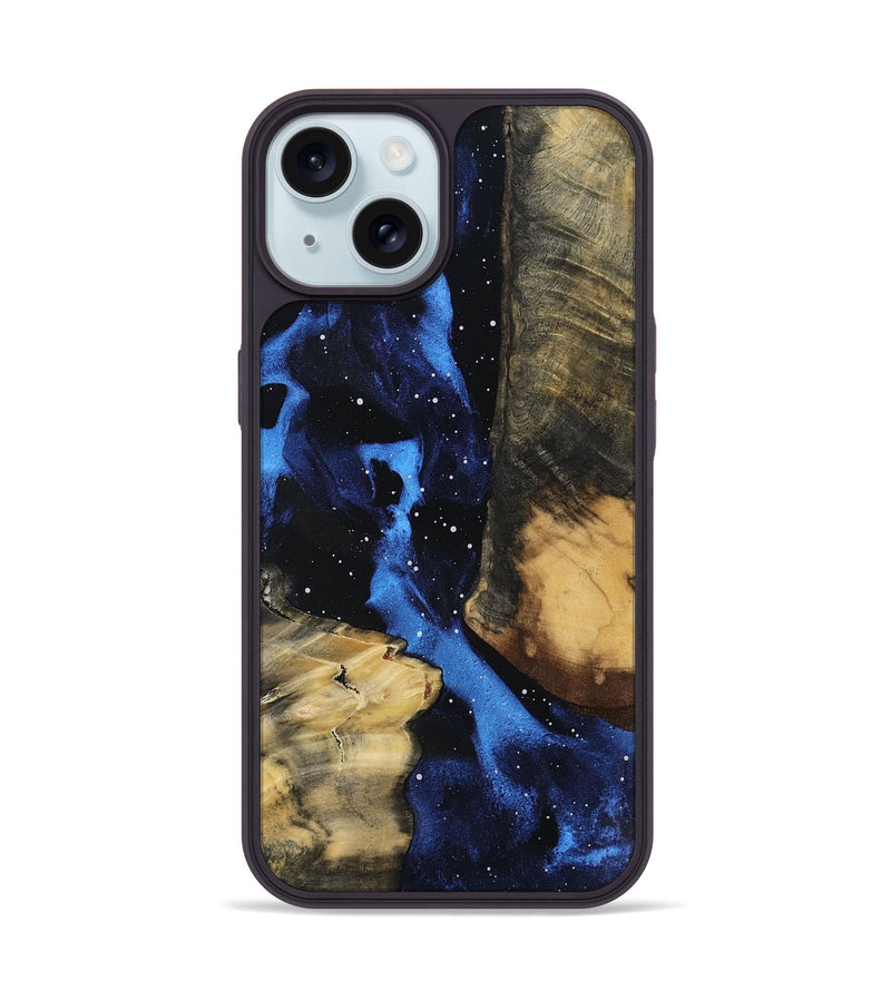 iPhone 15 Wood Phone Case - Jamar (Cosmos, 800110)