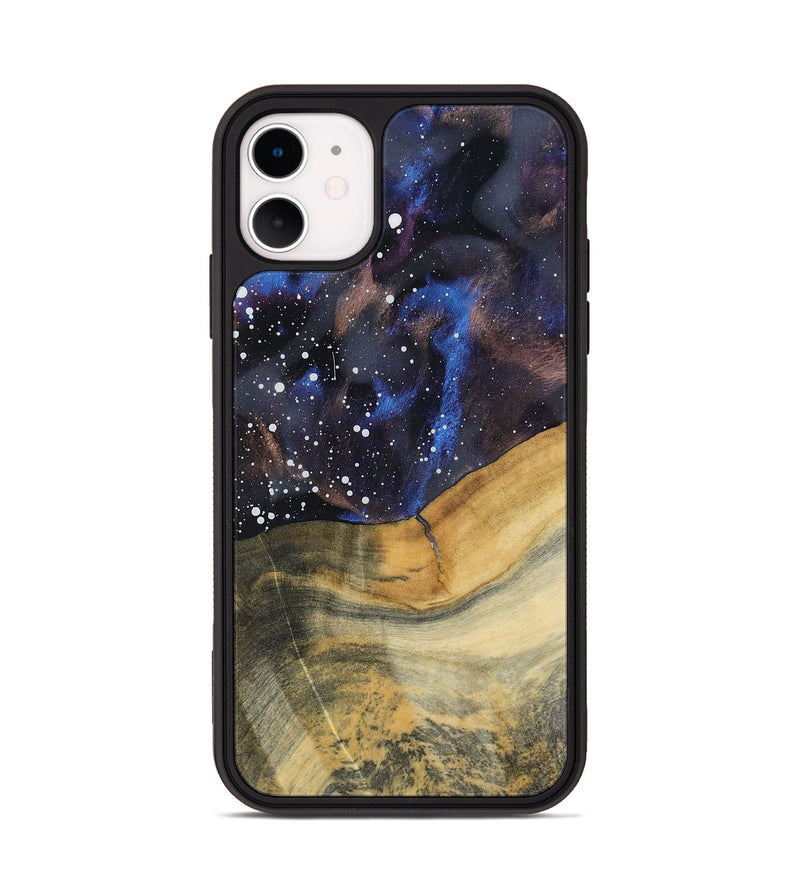 iPhone 11 Wood Phone Case - Seamus (Cosmos, 800111)