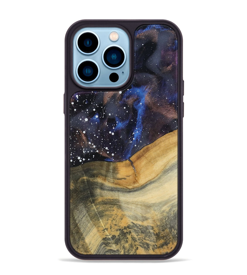 iPhone 14 Pro Max Wood Phone Case - Seamus (Cosmos, 800111)
