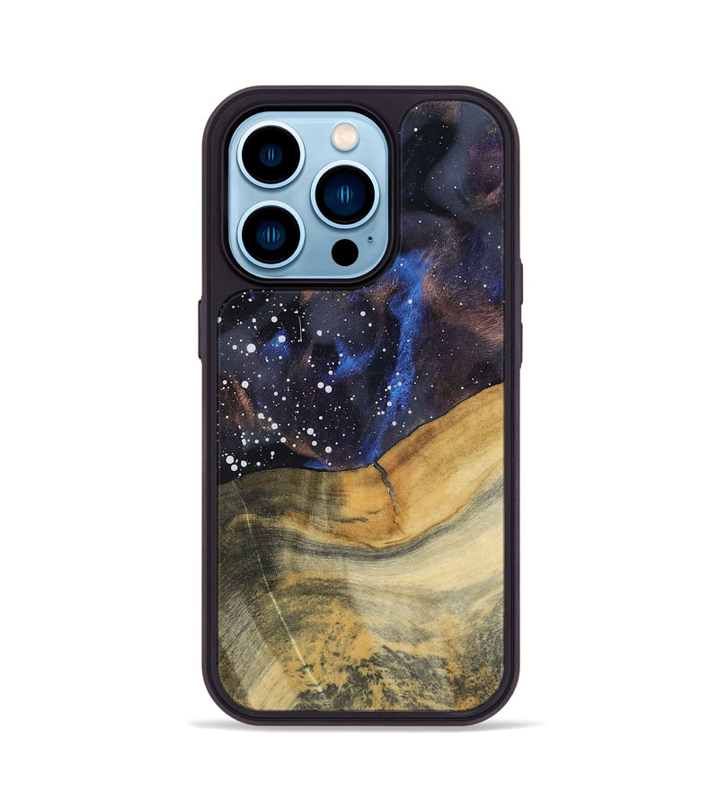 iPhone 14 Pro Wood Phone Case - Seamus (Cosmos, 800111)